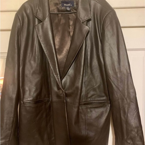 Plus size leather jacket - Picture 2 of 2